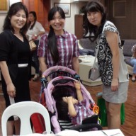 Mrs. Soonduk Amano, Mrs. Ryoko Nitta and Mrs. Hiroko Fukui