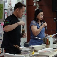 Chef Jam Melchor with Mrs. Marilen Loinaz