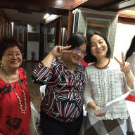 Mrs. Teresita S. Buhat, Ms. Joy A. Sanvictores, and Mrs. Takako Hirasawa